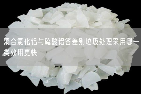 聚合氯化鋁與硫酸鋁答差別垃圾處理采用哪一類效用更快