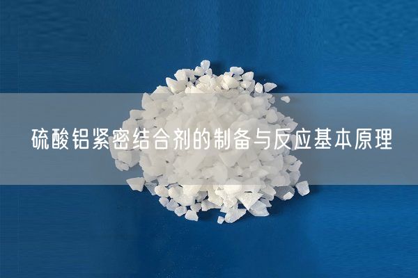 硫酸鋁緊密結(jié)合劑的制備與反應(yīng)基本原理(圖1)