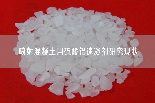 噴射混凝土用硫酸鋁速凝劑研究現(xiàn)狀(圖6)
