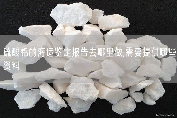 硫酸鋁的海運(yùn)鑒定報(bào)告去哪里做,需要提供哪些資料(圖1)