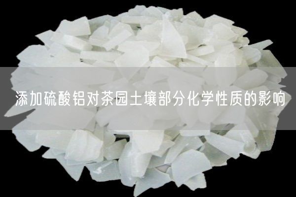 添加硫酸鋁對(duì)茶園土壤部分化學(xué)性質(zhì)的影響(圖7)