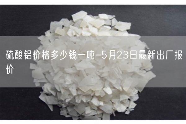 硫酸鋁價(jià)格多少錢一噸-5月23日最新出廠報(bào)價(jià)(圖2)