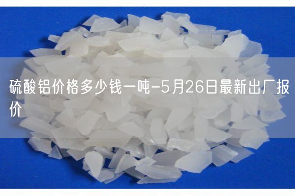硫酸鋁價(jià)格多少錢(qián)一噸-5月26日最新出廠報(bào)價(jià)(圖3)