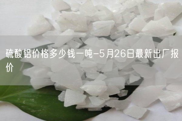硫酸鋁價(jià)格多少錢(qián)一噸-5月26日最新出廠報(bào)價(jià)(圖2)