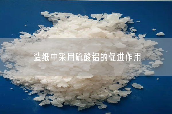 造紙中采用硫酸鋁的促進作用(圖1)