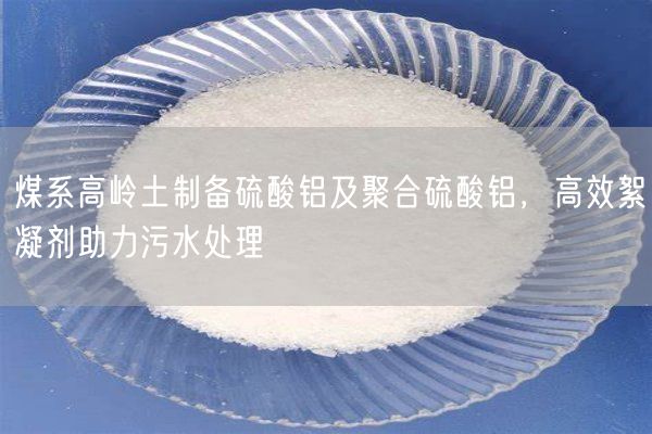 煤系高嶺土制備硫酸鋁及聚合硫酸鋁，高效絮凝劑助力污水處理(圖8)